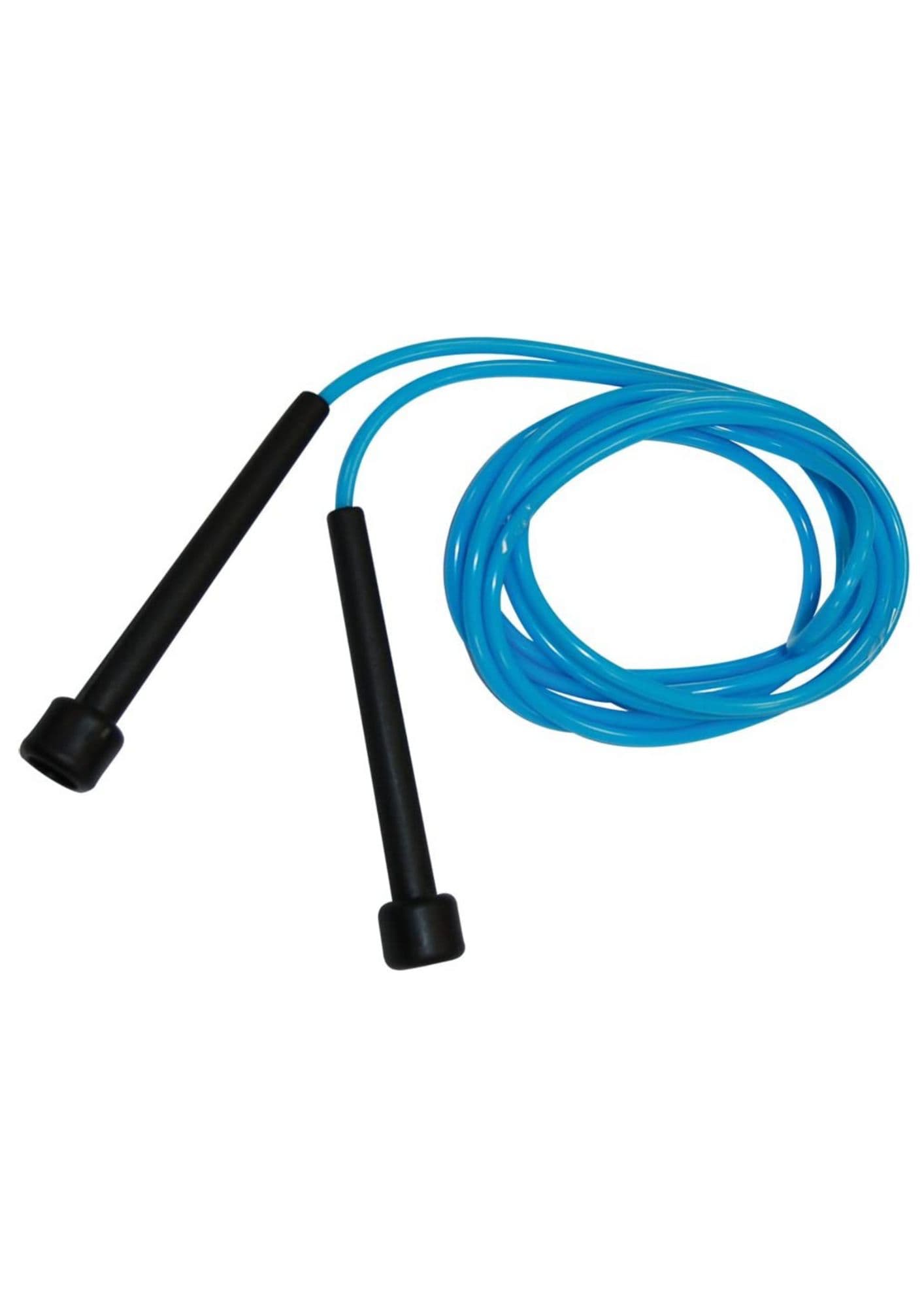 Cuerda de salto de PVC azul ligera para ejercicio de alta intensidad