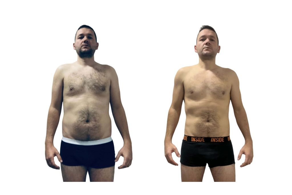 Transformación física por pérdida de peso gracias al salto a la cuerda